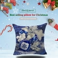 thumbnail image 2 of Christmas Throw Pillow Case Home Decorative Pillowcase Linen Cushion Cover for Couch Sofa Bed Type 7, 2 of 7