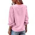 thumbnail image 7 of XuJwPNcy Ruffled Tops for Women V Neck Loose Fit Shirt Long Sleeve Ruffle Shirt Plus Size Long Sleeve Shirts for Women, 7 of 7