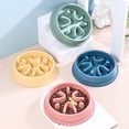 thumbnail image 4 of Slow Feeder Dog Bowls Small Breed, Dog Food Bowl Small Anti-Choking Bloat Stop Puzzle Healthy Eating Bowl(8.3Inch,Blue), 4 of 9