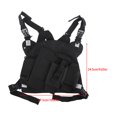 thumbnail image 4 of ZPAQI Hands Free Breathable Radio Chest Harness for Two Way Radio Walkie Talkie, 4 of 12