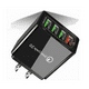 thumbnail image 4 of Cubo Cargador Carga Rapida Qc3.0 Turbo 4 puertos Usb 5-12v Color Negro, 4 of 4