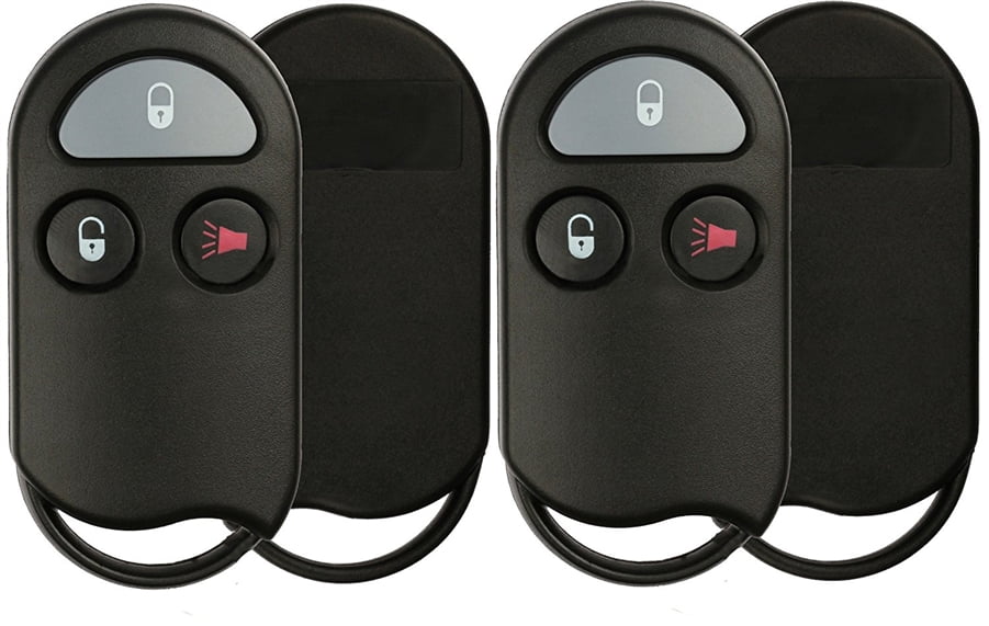 2 Replacement Remote Key Fob Shell Pad Case for 2002-2015 Nissan Xterra 