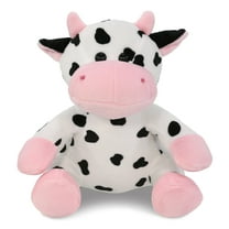 DolliBu Cow Plush - Super Soft Stuffed Animal Cow, Cute Realistic Stuffed Animal Toy for Boys and Girls, Adorable Plush Toy Gift for Baby, Kids, and Adults - 8 Inches