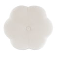 thumbnail image 6 of Linon Coston Vanity Stool or Ottoman, Gold Finish with White Velvet Fabric, 6 of 13