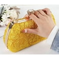 thumbnail image 6 of Kukuzhu Women Evening Bags Chic Pleat Wedding Party Evening Clutch Purse Handbag, 6 of 7