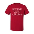 thumbnail image 2 of Wild Bobby,Best Dad in The Seven Kingdoms GoT Thrones, Father's Day, Men Graphic Tees, Red, Medium, 2 of 3