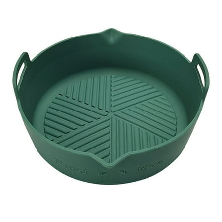 

GuliriFei Air Fryer Silicone Pot Reusable Round Basket Replacement Liner Kitchen Oven Accessory
