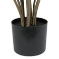 thumbnail image 5 of Vickerman 7' Artificial Green Potted Fiddle Tree., 5 of 9