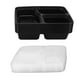 thumbnail image 5 of Contenedores de plástico desechables para comida, contenedores preparación comida con tapa, cajas de embalaje de alimentos, cajas para llevar comida con tapas, 10 Uds., 5 of 5