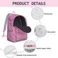 thumbnail image 2 of Ethnic Inspired Symmetrical Mandala Backpack for Women, Zen Sacred Geometric Pattern School Daypack with Boho Folk Elements, 2 of 5