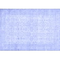 thumbnail image 1 of Ahgly Company Machine Washable Indoor Rectangle Abstract Blue Contemporary Area Rugs, 8' x 12', 1 of 4