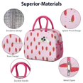 thumbnail image 4 of Lunch Bag Lunch Box for Women Reusable Insulated Lunch Bags,Water-Resistant Strawberry Pattern Cooler Lunch Tote Bag, Large Capacity for Work Travel Picnic, 4 of 6