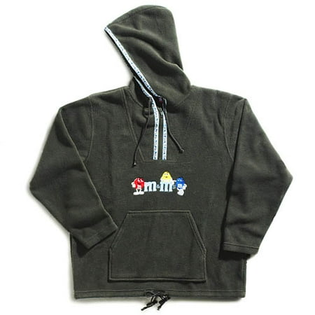 M&M's Hooded 1/4 Zip Fleece Top