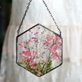 thumbnail image 3 of XISAOK Acrylic Frame Pressed Flowers Hanging Picture Artificial Dried Plants Wall Pendant with Chain Kids Art Photo Display Gallery Decor, 3 of 15