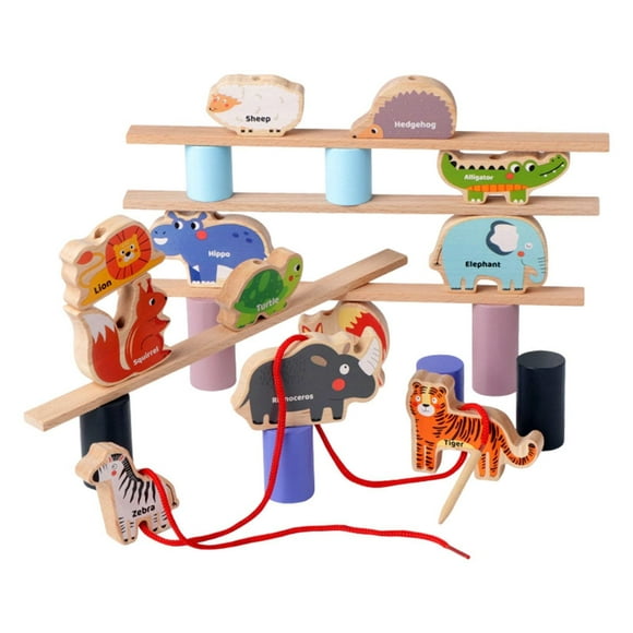 figatia Blocks Balance Game Sorting and Stacking Games for Girls Boys Preschool Kids