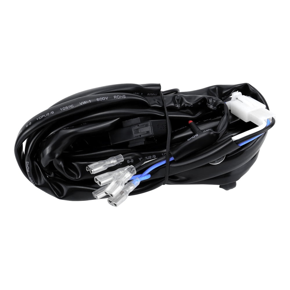 Furulu 160W Lighted Whip Wiring Harness Kit For UTV ATV Polaris RZR Maverick X3 Talon
