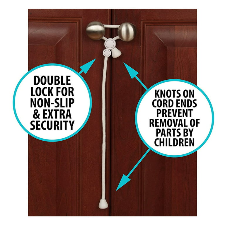 Sliding Cabinet Locks, U Shaped Baby Safety Locks, Childproof