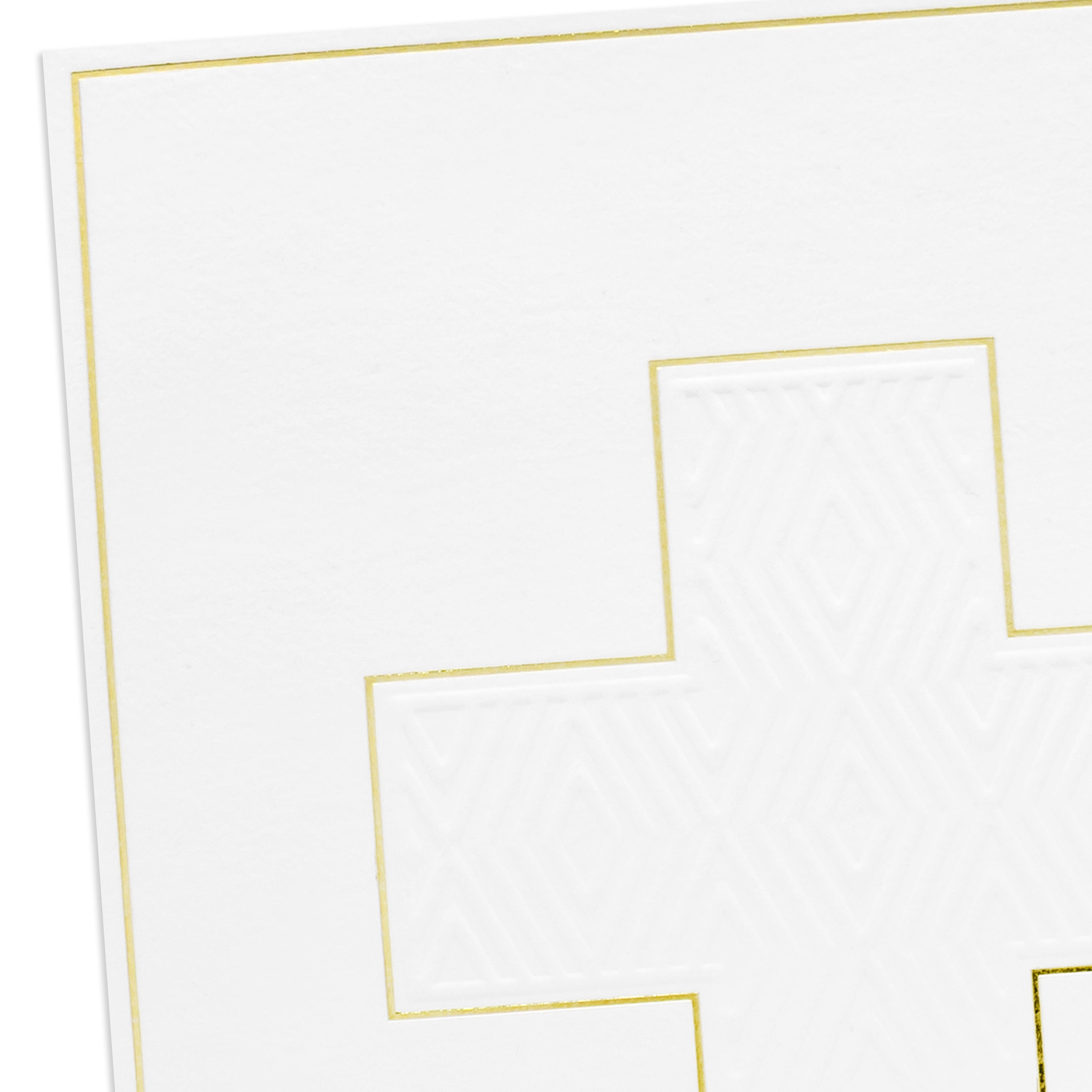 Hallmark Blank Notes (Simple Cross), Pack of 20