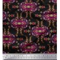 thumbnail image 1 of Soimoi Poly Georgette Fabric Leaves & Floral Paisley Fabric Prints by Yard 42 Inch Wide, 1 of 1