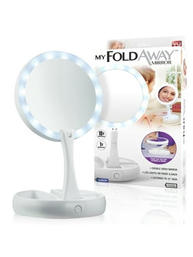 My Fold-Away Mirror The Lighted Double Sided Vanity Makeup Mirror, As Seen on TV!