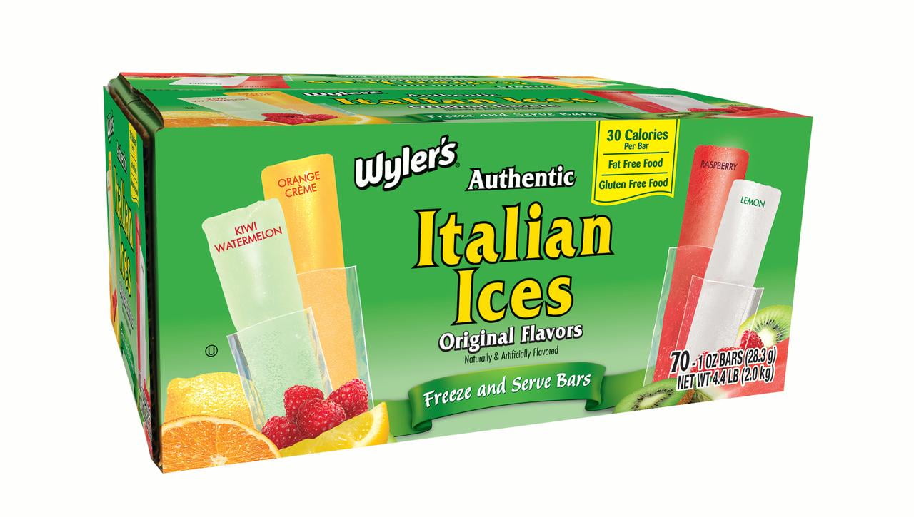 Wyler's italian ice nutrition facts