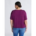 thumbnail image 3 of Sofia by Sofia Vergara Women's and Women's Plus Size Sofia Tee with Short Sleeves, Sizes XS-4X, 3 of 4