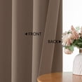 thumbnail image 4 of MKHILL Vela Barley Blackout Tier Curtains 30 Inch 2 Panels, Thermal Insulated Room Darkening Rod Pocket Cafe Curtains for Kitchen Sink Bathroom Small Window Camper, Each 30"W x 30"L, 4 of 10