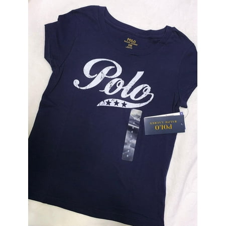 Polo Ralph Lauren NAVY Boys Short Sleeve Tee, US 6X