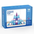 thumbnail image 5 of FunMagic Ice Castle Magnetic Tiles, 3D Sparkling Building Blocks, STEM Educational Toys for Kids, Creative Construction Set for 3-8 Years Old, 5 of 8
