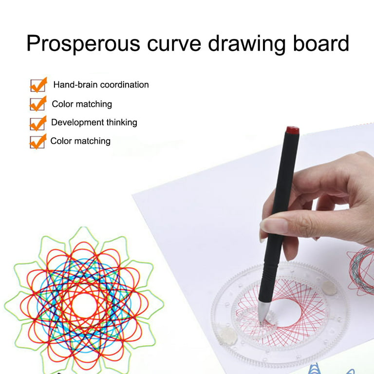 Spirograph Stencils Arts Crafts Toy Drawing Template Children's Drawin -  Supply Epic