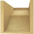 thumbnail image 4 of 10"W x 20"D x 10"H Wide Crestline Rough Cedar Woodgrain TimberThane Corbel, Primed Tan, 4 of 6