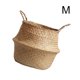 thumbnail image 5 of Yuarrent Cesta de almacenamiento Algas marinas naturales Aspecto aerodinámico Fácil de organizar Caja tejida Conveniente para llevar Adecuado Almacenamiento y organización del hogar No.2, 5 of 6