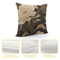 thumbnail image 4 of YINGXI and Roses Throw Pillow Cover and Flower Pillow Case Decorative Men Women Boy Girl Room Cushion Cover for Couch 24x24in, 4 of 5