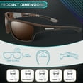 thumbnail image 6 of Woaeety Sports Polarized Sunglasses for Fishing Cycling Driving 100% UV Protection, 6 of 6
