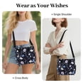 thumbnail image 5 of CHAOYUNYI Crossbody Shoulder Bag for Women - Water Resistant Casual Handbag Purse with Multiple Pockets, Adjustable Strap, Dreamy Flower, 5 of 7