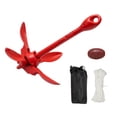 thumbnail image 3 of Ximing Folding Grapnel Boat Anchor 1.5kg for Inflatable Fishing Boat Speedboat Raft, 3 of 10