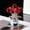 New--Red, variant on Popular Picks,Crystal Transparent Rose Bouquet Ornament Glass Decor for Home Shelf Desk And Romantic Gift