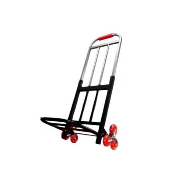 500 LBS Heavy Duty Folding Hand Truck, Stair Climbing Cart with Large Wheels, Portable Dolly for Moving, Shopping, Travel & Warehouse