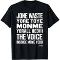 thumbnail image 1 of Camiseta The Voice Inside My Head de Jone Waste Your Time Monme, 1 of 7