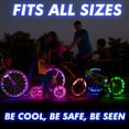 thumbnail image 2 of Bike Wheel Lights, Bike Tire Lights Christmas Decorations Colors 7 in 1,Safety at Night,Waterproof LED Bike Lights for Wheels, 2 of 7