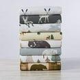 thumbnail image 2 of 4-Piece Lodge Printed Ultra-Soft Microfiber Sheet Set. Beautiful Patterns Drawn from Nature, Comfortable, All-Season Bed Sheets. (King, Moose), 2 of 6