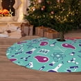 thumbnail image 5 of KLL 36" Christmas Tree Skirt Cultured Meat Science Xmas Tree Skirts Mat for New Year Xmas Holiday Party Indoor Outdoor Home Decoration, 5 of 5