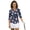 Christmas Santa Snowman Print, variant on HUIACONG Halloween Womens 3/4 Sleeve Golf Shirts Quarter Zip with Wear Resistant Fashion Quick Dry Golf Shirt Women for Workout Outing Tennis Sports