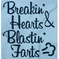 thumbnail image 2 of Breakin Hearts Blastin Funny Silly Romper Boys or Girls Infant Baby Brisco Brands 12M, 2 of 6
