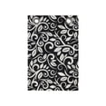 thumbnail image 1 of Vines Hanging Pocket Organizer, Monochrome Abstract Flowers Grape Leaves Modern Dots Arrangement, Printed Polyester Storage Bag with Pockets, 14" x 20", Charcoal Grey Off White, 1 of 2