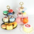 thumbnail image 4 of Clearance!!3 Tier Cake Stand Afternoon Tea Wedding Plates Party Tableware Display Rack, 4 of 11
