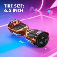 thumbnail image 4 of Hover Off Road Board Electric Scooter with LED Lights & 400W Motor, Kids Scooter with 9MPH Max Speed, Electric Scooter with Bluetooth Speakers, Tcdjtc Self-Balance Scooter for Kids, 4 of 8