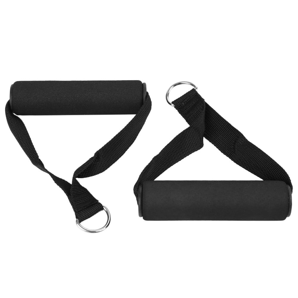5 Piece Exercise Set with Handles Door Anchor and Carabiners