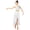 White, variant on Lyrical Dance Dress for Women Sequined Metallic Ballet Leotards Contemporary Dance Dress Blue L