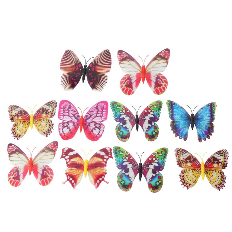 1 Set PVC Animals Fridge Magnetic Sticker Removable 3D Design Butterflies No  Scratch Refrigerator Magnets Kids Gifts - AliExpress